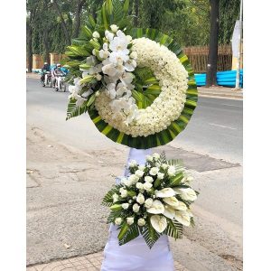 Hoa chia buồn - vòng hoa tang lễ 10