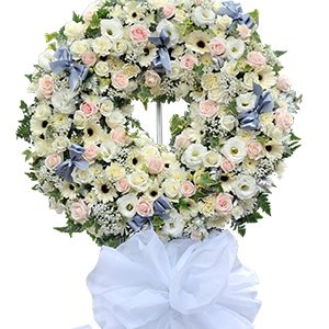 Hoa chia buồn - vòng hoa tang lễ 42