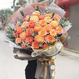 Bó hoa tươi chúc mừng