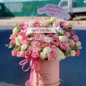 giỏ hoa sáp Kiêu sa