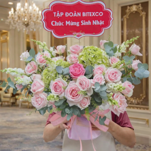 Giỏ hoa tươi Thanh Xuân 1